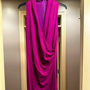 Nicole Miller Magenta dress
